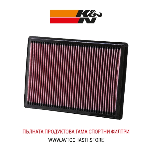 Спортен Въздушен Филтър, K&N, 33-2295, Made in USA